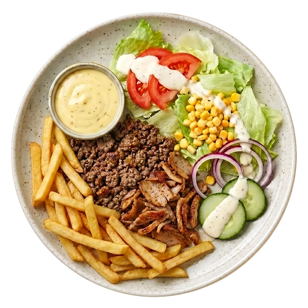 MIX KEBAB AV GYROS OG BIFF